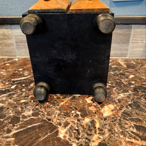 Wooden 4 drawer accent / trinket box - 6"x6"x6" - Picture 4 of 10